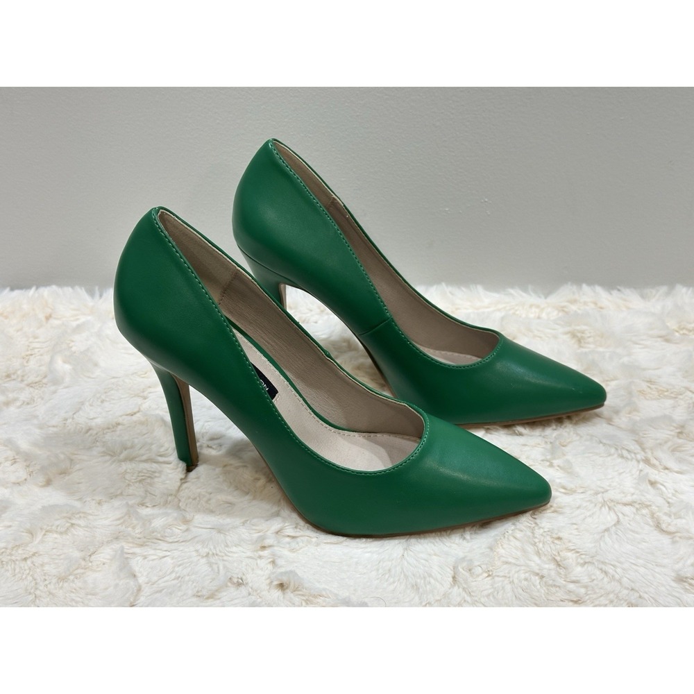 French Connection Womens Sierra Pointed Toe Comfortable Pumps Green Size 7 NWB - Picture 3 of 11